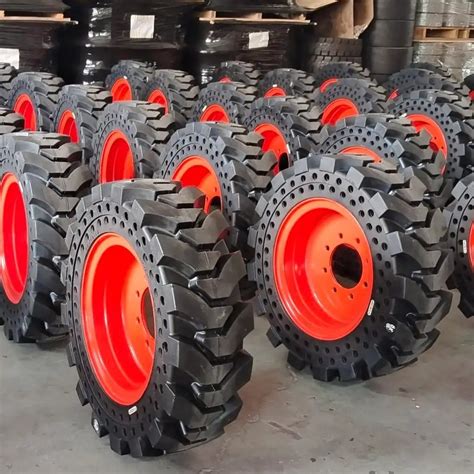 solid cushion skid steer tires|solid rubber industrial tires.